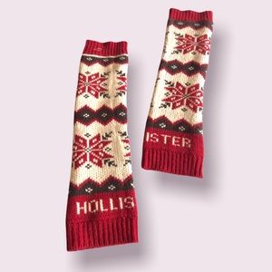 Y2K Hollister Red Knee Warmer